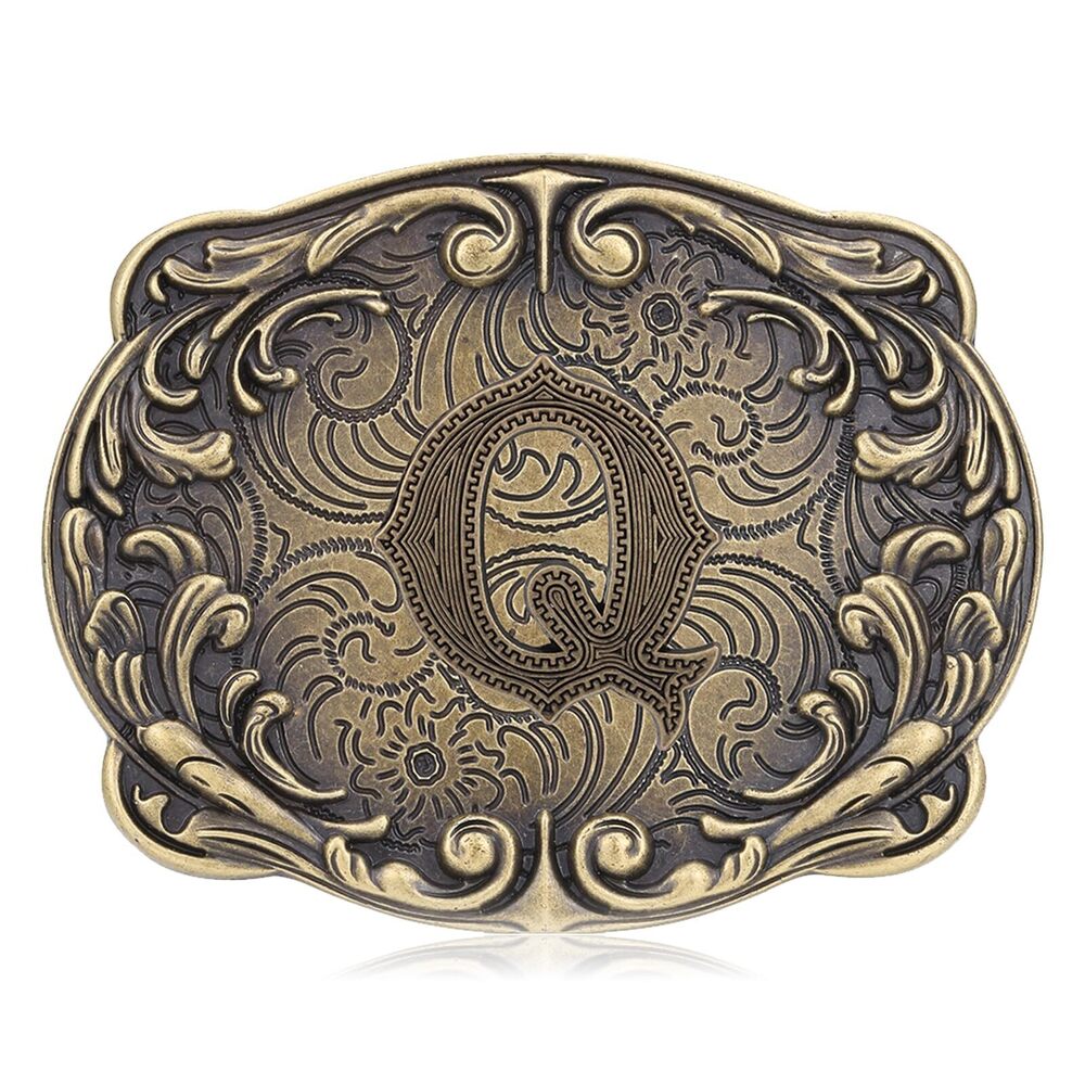 2598 Western Belt Buckles ABCDJMR-Z Initial Belt Buckle Cowboy Custom Belt